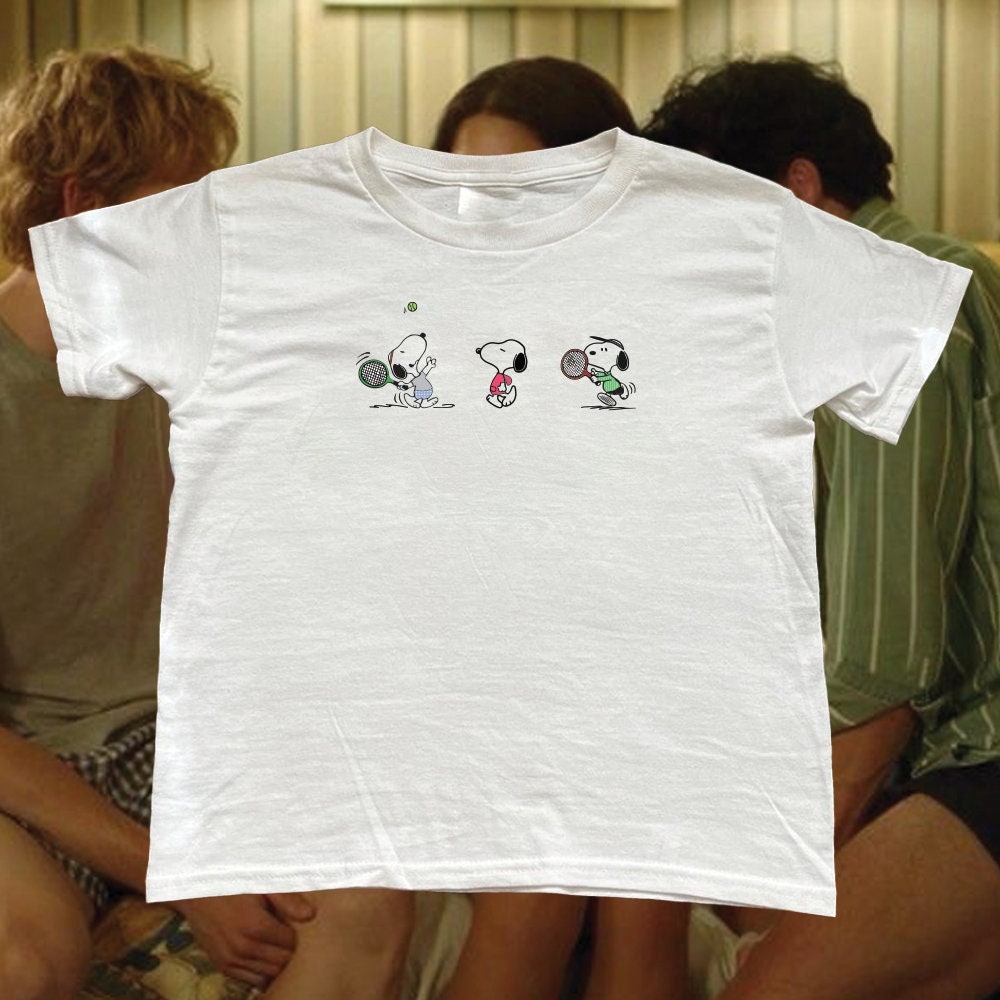 L CHALLENGER　SNOOPY TEE Challengers X Snoopy Baby Tee | Shirt Zendaya Art Donaldson