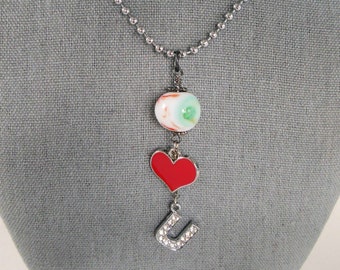 Eye Love U Pendant Necklace