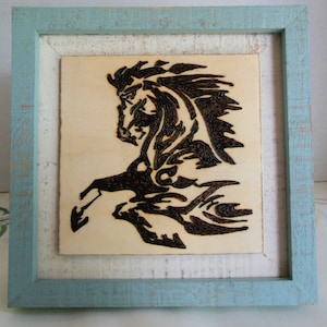 Carved Wood Pony Handmade OOAK image 1