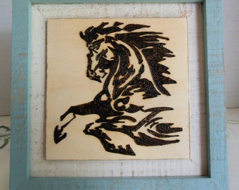 Carved Wood Pony - Handmade OOAK