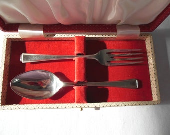 Vintage CP Walker & Co., Ltd Child's Spoon and Fork