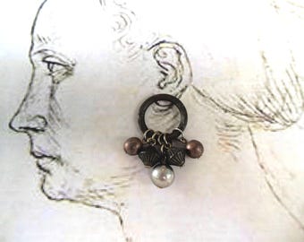 Mixed Metal Tone Post Earrings