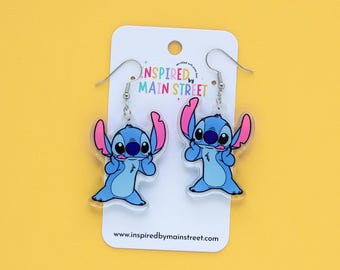 Boucle d'oreille Stitch | Boucle d'oreille Lilo et Stitch