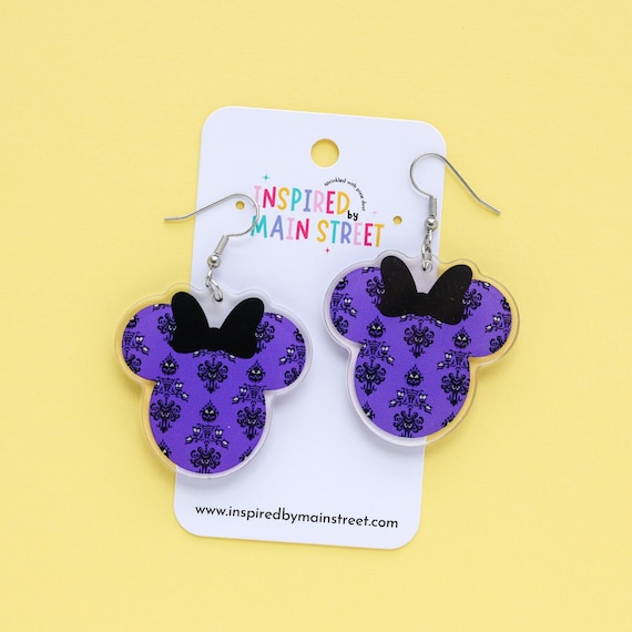 Haunted Mansion Wallpaper Earring