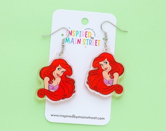 Boucle d'oreille Ariel | Boucle d'oreille La Petite Sirène | Boucle d'oreille princesse