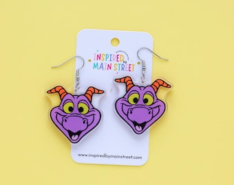 Boucle d'oreille Figment | Boucle d'oreille Epcot