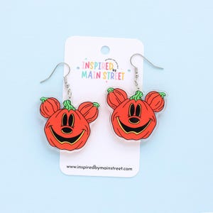 Mickey Pumpking Earring | Halloween Earring | Mickey Earring