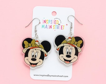 Boucle d'oreille Safari Minnie | Boucle d'oreille Minnie | Boucle d'oreille du règne animal