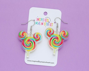 Mickey Lollipop Earring | Lollipop Earring