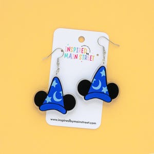 Sorcerer Mickey Hat Earring | Mickey Earring