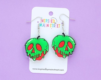 Poison Apple Earring | Snow White Earring | Halloween Earring