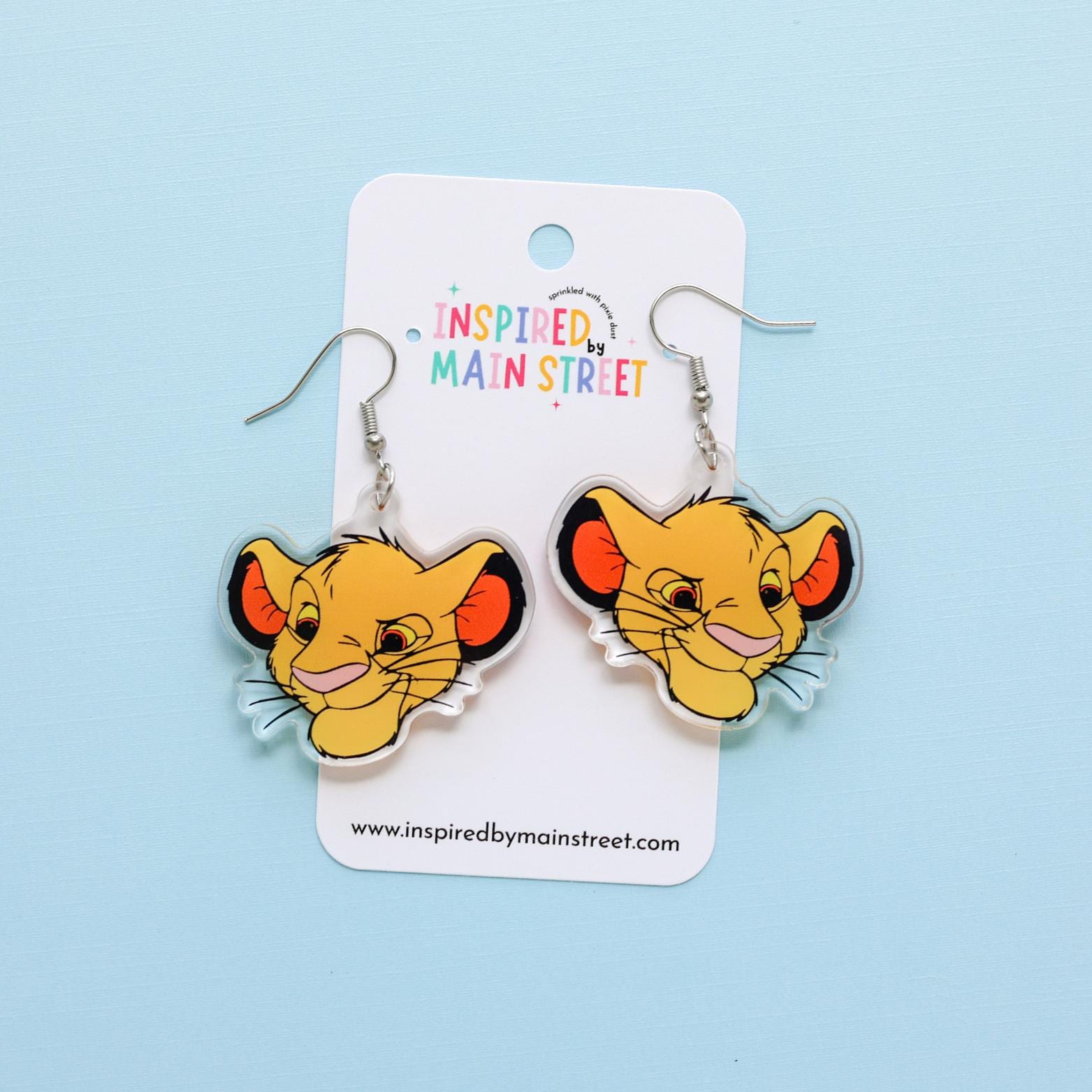 Simba Earring | Lion King Earring - Etsy