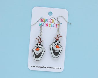 Boucle d'oreille Olaf | Boucle d'oreille La Reine des Neiges