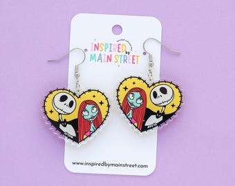 Boucle d'oreille Jack Skellington | Boucle d'oreille Sally | Boucle d'oreille Jack & Sally