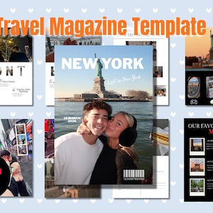 Couples Travel Journal, Adventure Book, Travel Memory Book, Vacation Photo Album, Scrapbook, Honeymoon Gift, Travel Diary