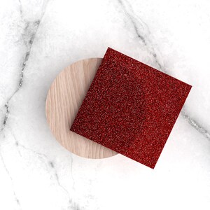 Premium Santa Claus Red Glitter Acrylic Sheet Glossy 3mm CO2 Laser Safe Red Glitter Acrylic Sheet Glitter Collection
