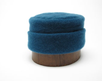 Cashmere Hat in Teal Green