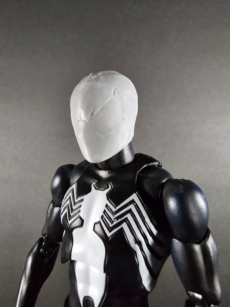 3D Printed Mafex Rage Symbiote Spiderman PS5 Head - Etsy