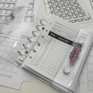 Stationery Challenge Binder, Savings Challenge Binder, Cash Envelopes, Cash Stuffing, Savings Challenge, A7 Budget Binder, Sinking Funds