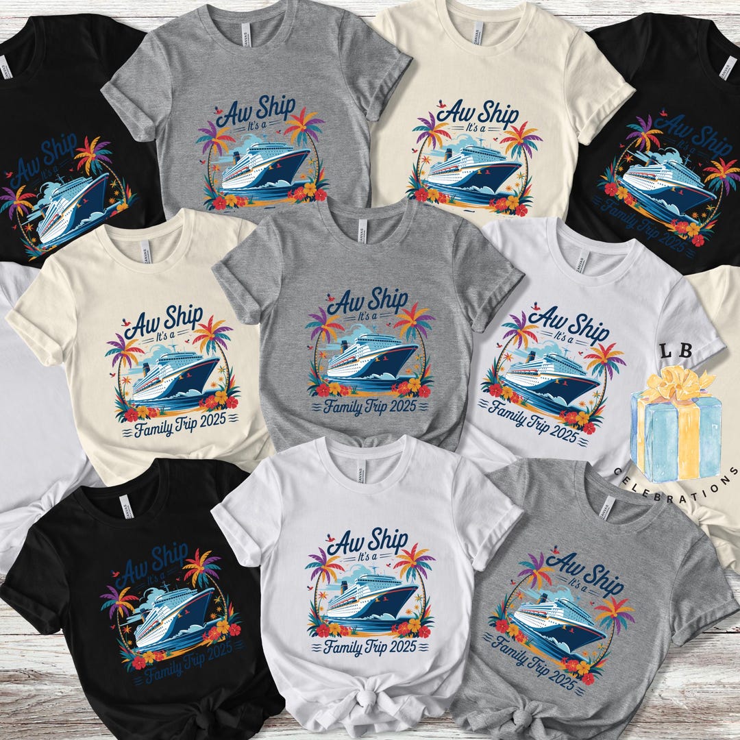 Personalized Aw Ship Its a Family Trip Cruise Shirt | Making Memories ...