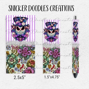 Halloween Jack, Mad Hatter, personage, epoxy-penomslag, digitale downloadbestanden, png, glijbaan, knutselbenodigdheden, joy-pen