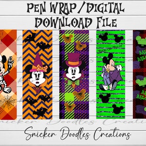 Halloween, Karakter, Epoxystiftomslag, Digitaal downloadbestand, PNG/waterglijbaan/vinyl