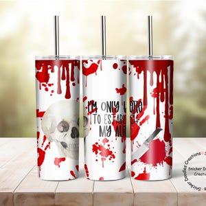 20 oz. tumbler wrap, I&#39;m only here to Establish my Alibi, Tumbler wrap, Sublimation, Digital Download File PNG, background, waterslide image