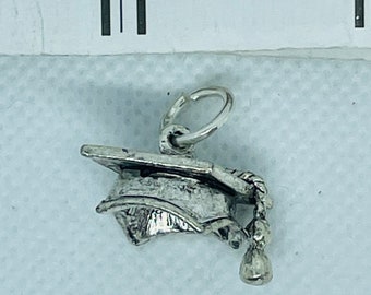 Silver GRADUATION CAP Craft Charms Jewelry Supplies Earrings Charm Bracelet