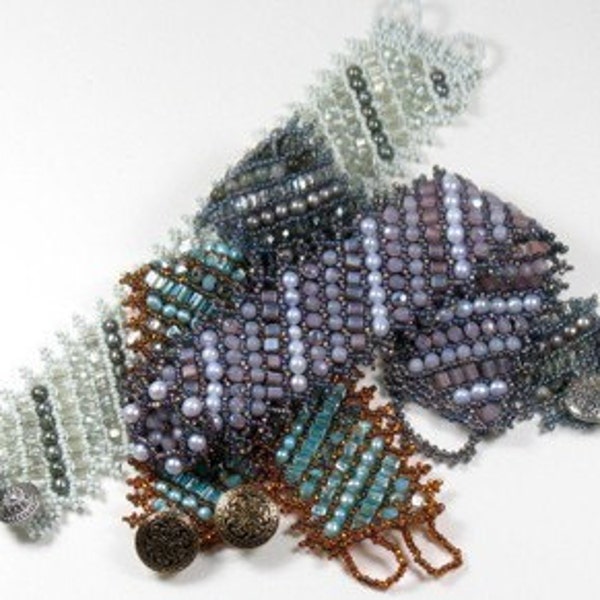 INSTRUCTIONS - Flat Russian-Style Netted Bracelet - PDF Download