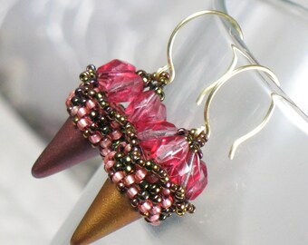 INSTRUCTIONS - Spike Earrings - PDF Download