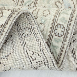 10x12 Beige Brown Green Persian Rug, Oversize Oushak Rug, 10x12 Vintage Area Rug, Bedroom,Oushak Wool Rug,Turkish Living Room Rug,9,8x12,2Ft