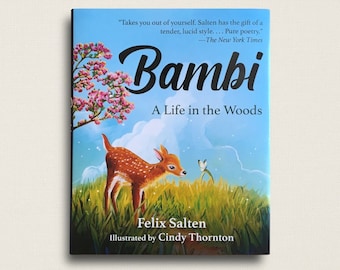 Bambi - Signed Hardcover Children's Book Illustrated by Cindy Thornton