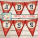 Printable Banner Vintage Western Bandana Pennants - Digital Cowboy ...