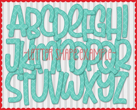 Holiday Vinyl Alphabet Stickers - A thru Z