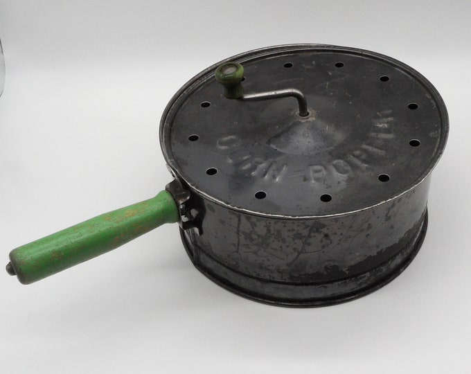 EZ Popper, Stove Top Popcorn Popper, Vintage Corn Popper, Etsy