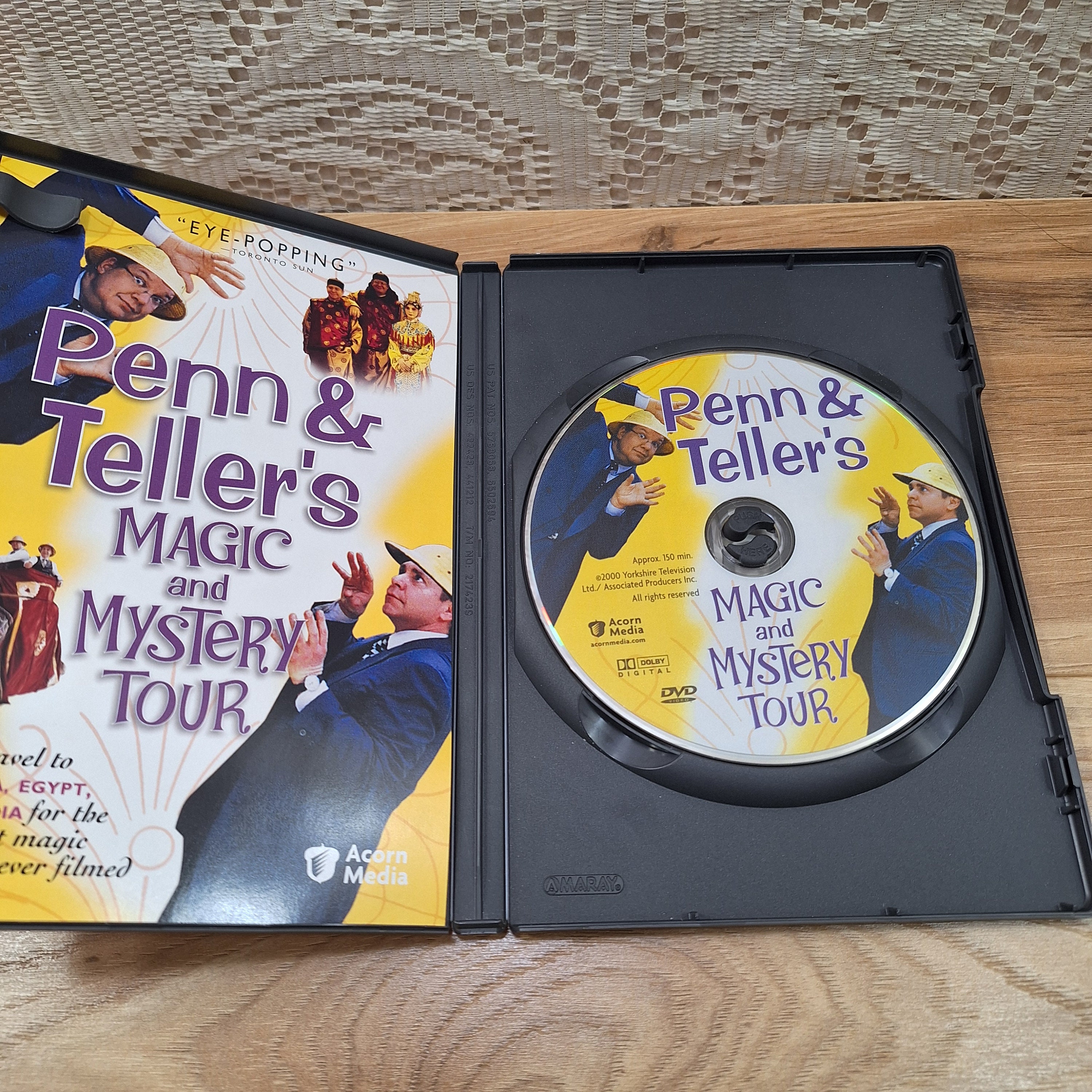 Penn & Teller's Magic and Mystery Tour (2005, DVD) NEW