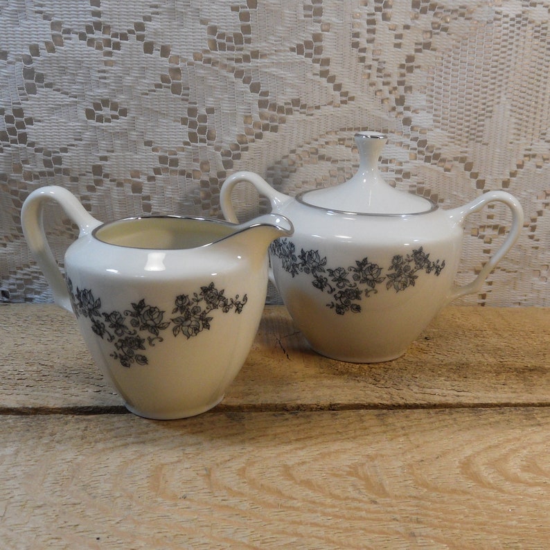 Lenox Sugar bowl and creamer set Lenox promise sugar bowl and Etsy