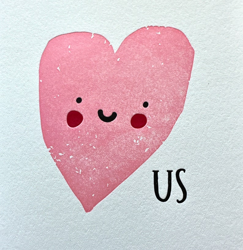 Love Us Letterpress Card image 3