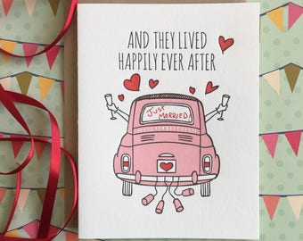 Happily Ever After! (gay wedding) Letterpress Card