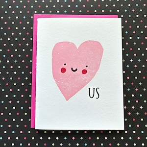 Love Us Letterpress Card image 1