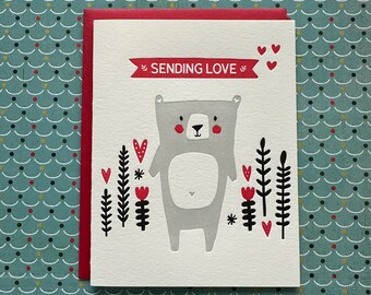 Sending Love Bear