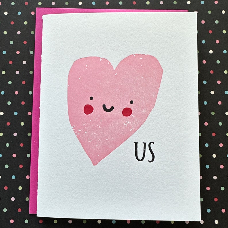 Love Us Letterpress Card image 2
