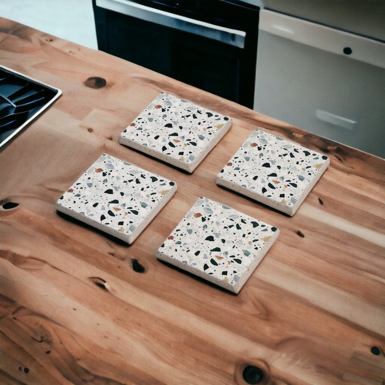 BaumAtelierDesign Terrazzo Coasters - Thumbnail 3
