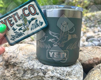 Yeti CO. Stamp Duck Engraving