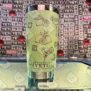 600 ml Margarita Fruits and Ice Graverad Yeti Tumbler bild 1