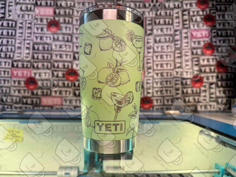 600 ml Margarita Fruits and Ice Graverad Yeti Tumbler bild 1