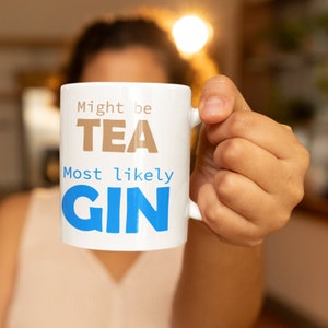 Most likely gin mug - perfect gin gift for gin / alcohol lover as birthday present, anniversary gift, mothers day etc