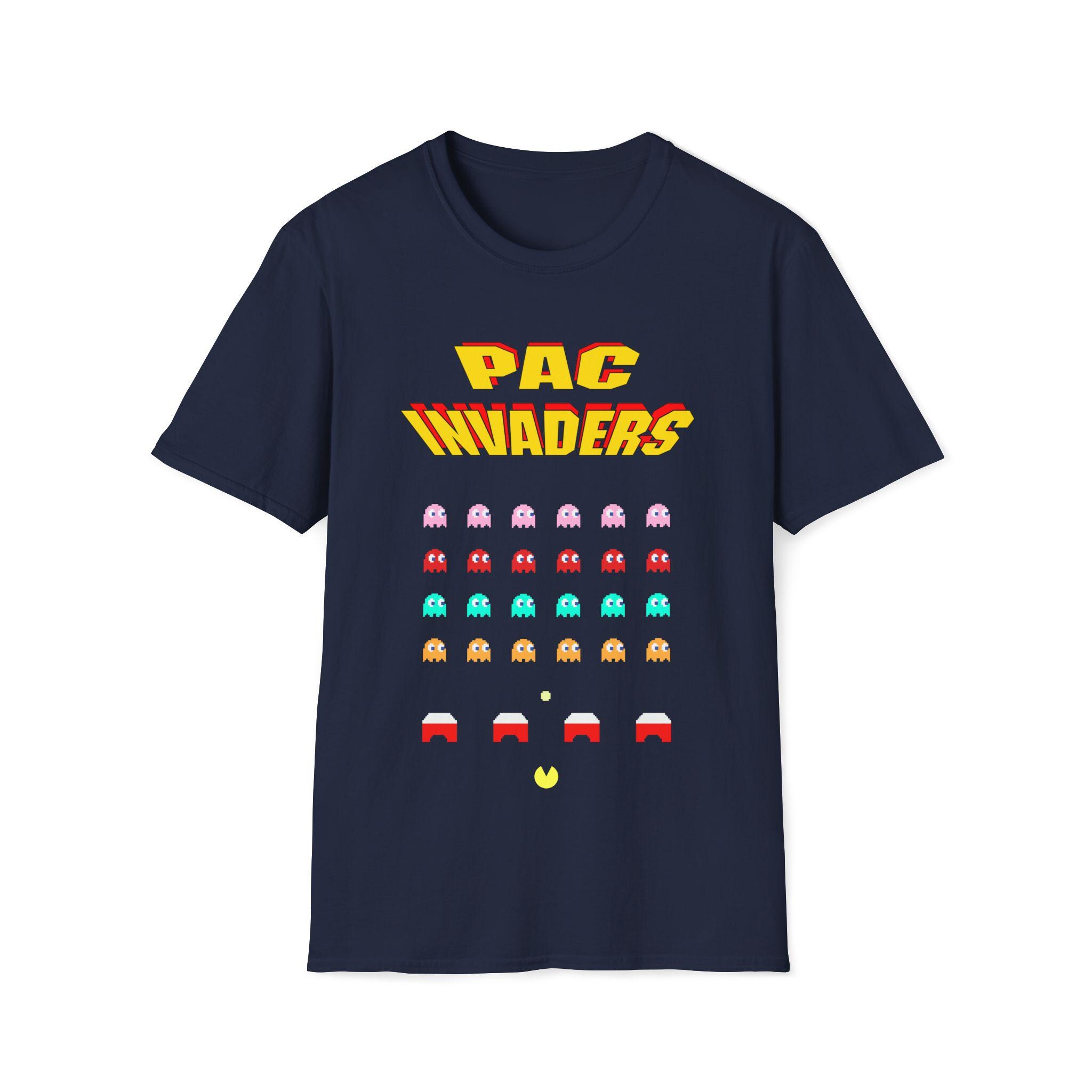 Pac Invaders T-shirt - Etsy