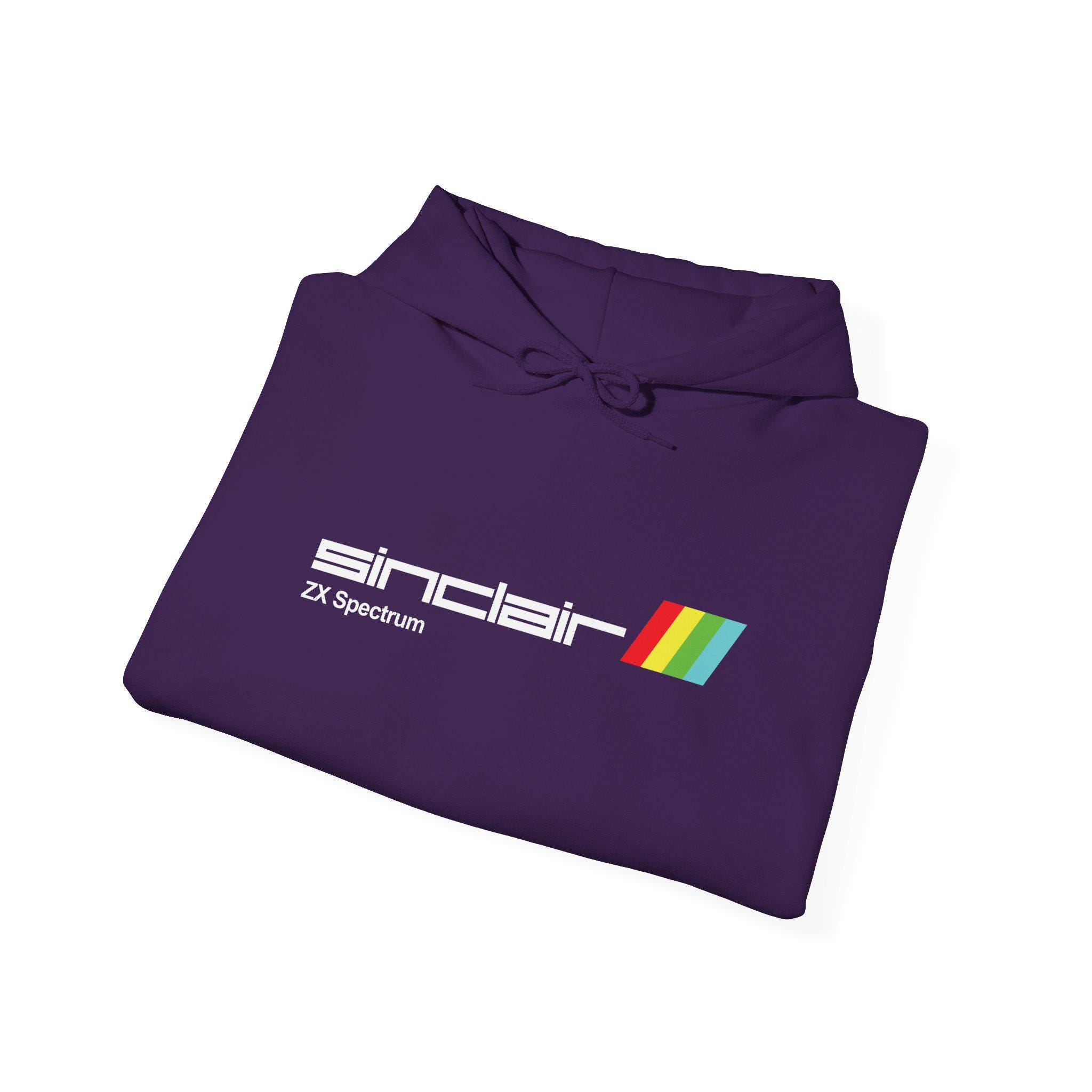 ZX Spectrum Logo Dark Hooded Sweatshirt - Etsy