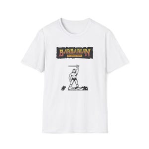 Barbarian - With Logo - ZX Spectrum Computer Game Art T-Shirt